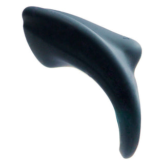 side view of the vedo overdrive plus rechargeable cock ring savvi-r0608 just black