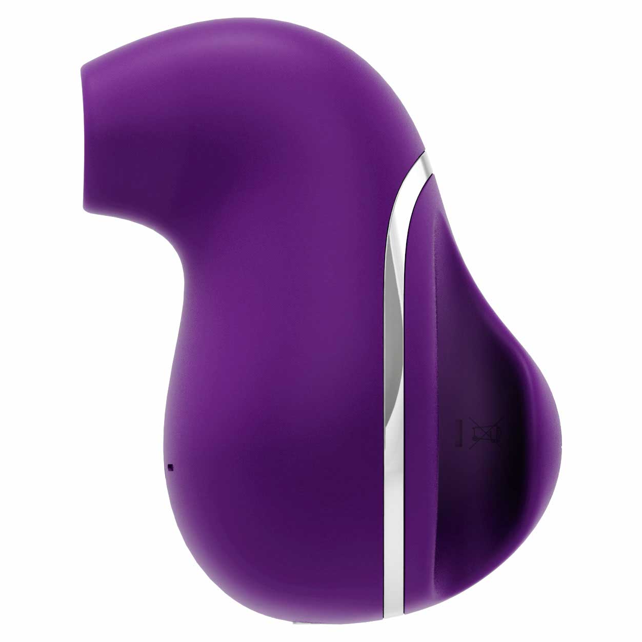 side view of the vedo suki rechargeable 2" sonic vibe savvi-f0709 deep purple