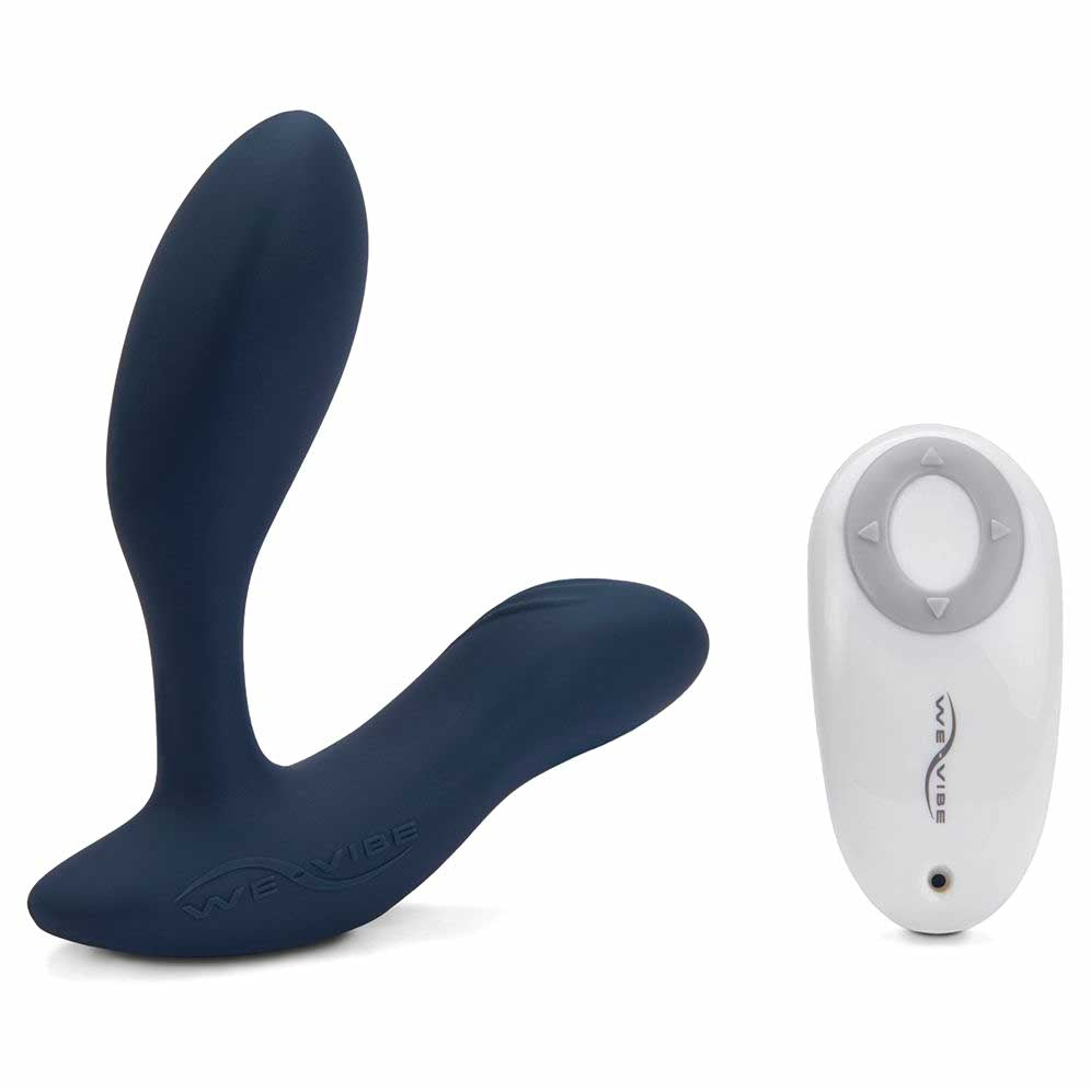 whole view of the we-vibe vector vibrating prostate massager wvsnvcsg6 black