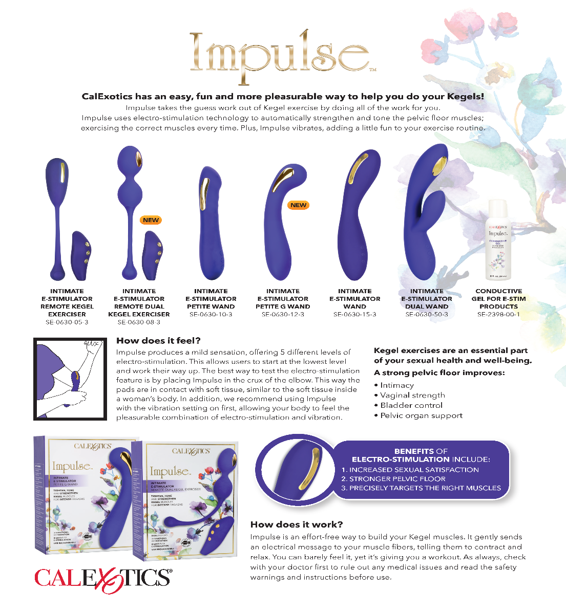 Impulse™ Intimate E-Stimulator Remote Dual Kegel Exerciser
