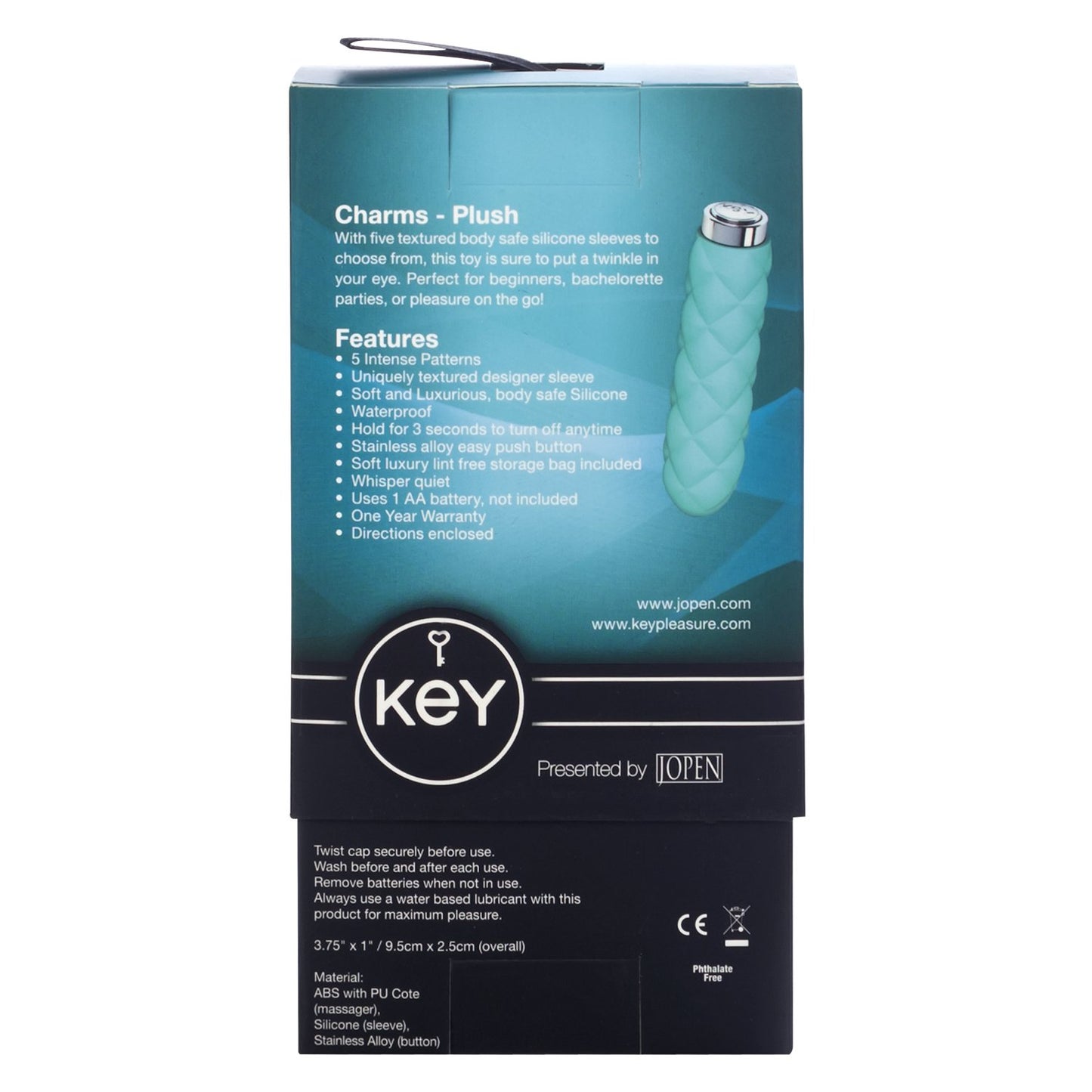 Key by Jopen - Charms - Plush Blue