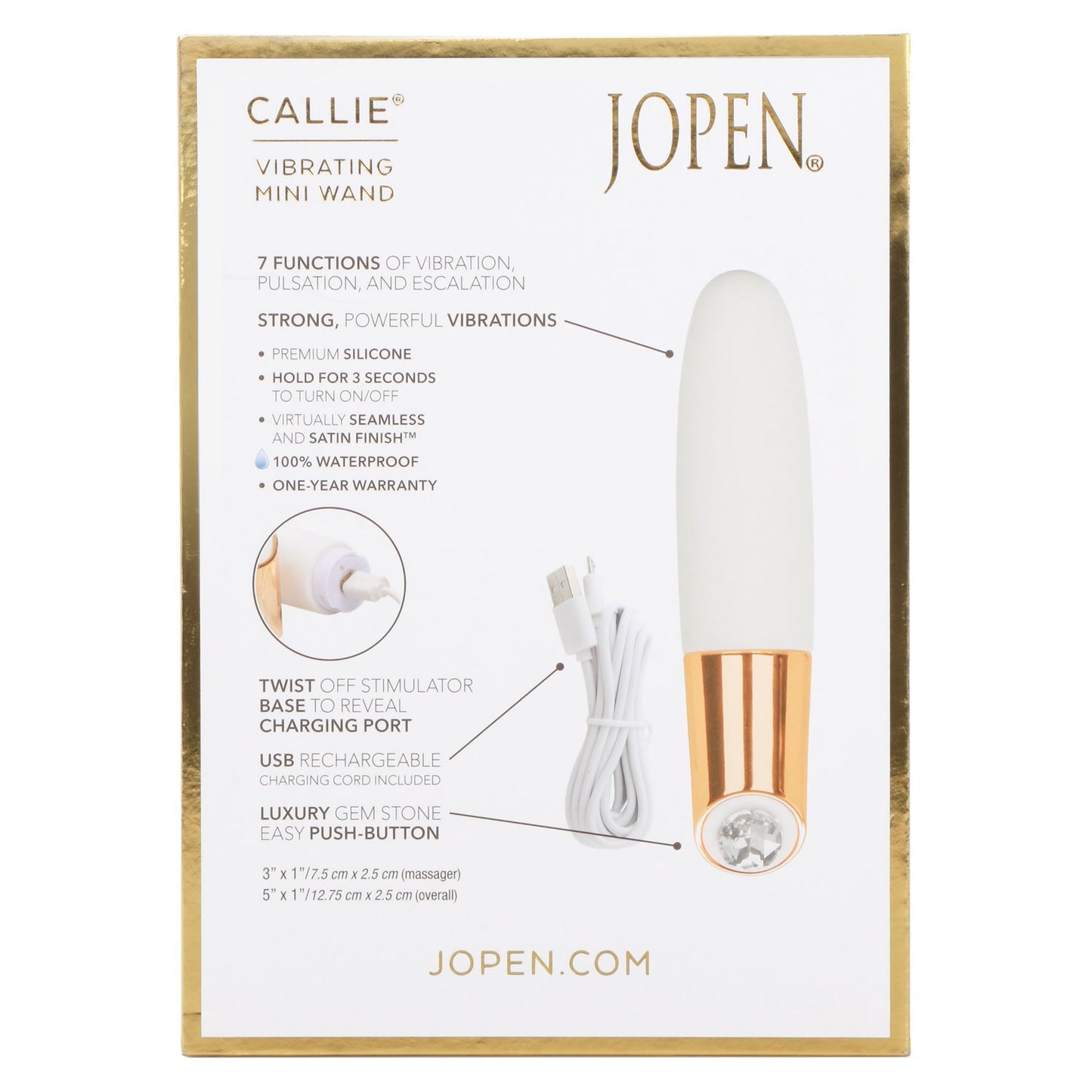 Callie by Jopen - Vibrating Mini Wand