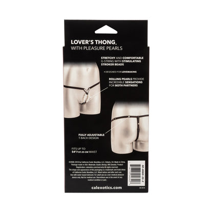 Lover's Thong with Pleasure Pearls