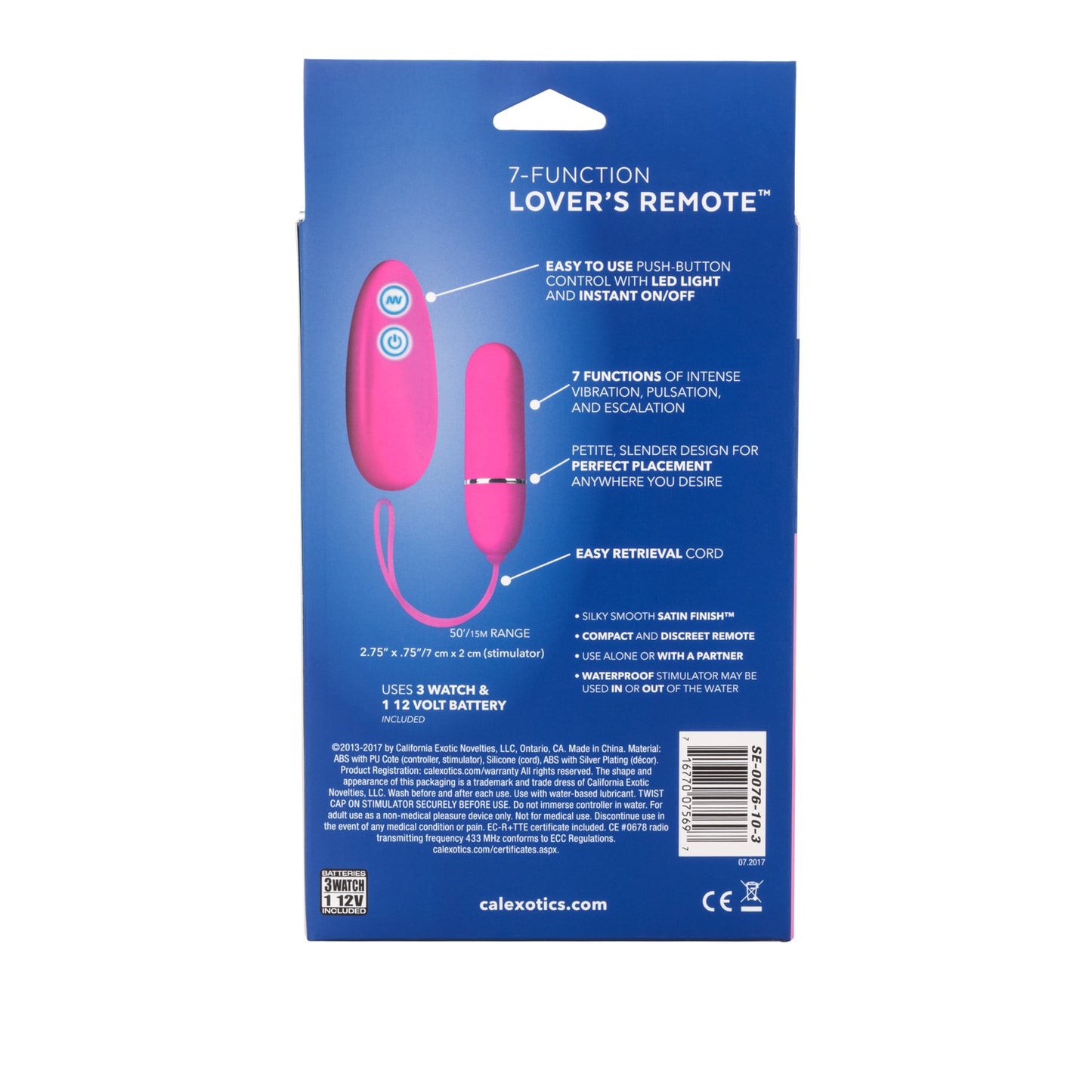 7-Function Lover's Remote