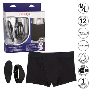 Remote Control Boxer Brief Set  M/L