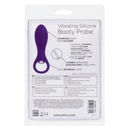 Vibrating Silicone Booty Probe