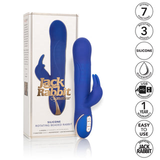 Jack Rabbit® Signature Silicone Rotating Beaded Rabbit