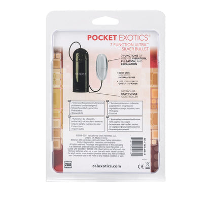 Pocket Exotics 7-Function Ultra Silver Bullet