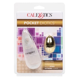 Pocket Exotics Vibrating Gold Egg