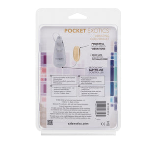 Pocket Exotics Vibrating Gold Bullet