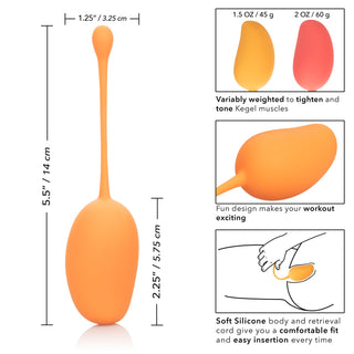 Kegel Training Set Mango