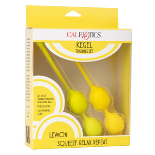 Kegel Training Set Lemon