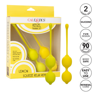 Kegel Training Set Lemon