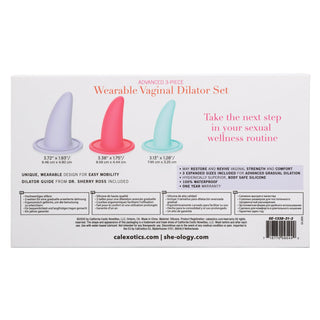 She-ology Advanced 3-Piece Wearable Vaginal Dilator Set