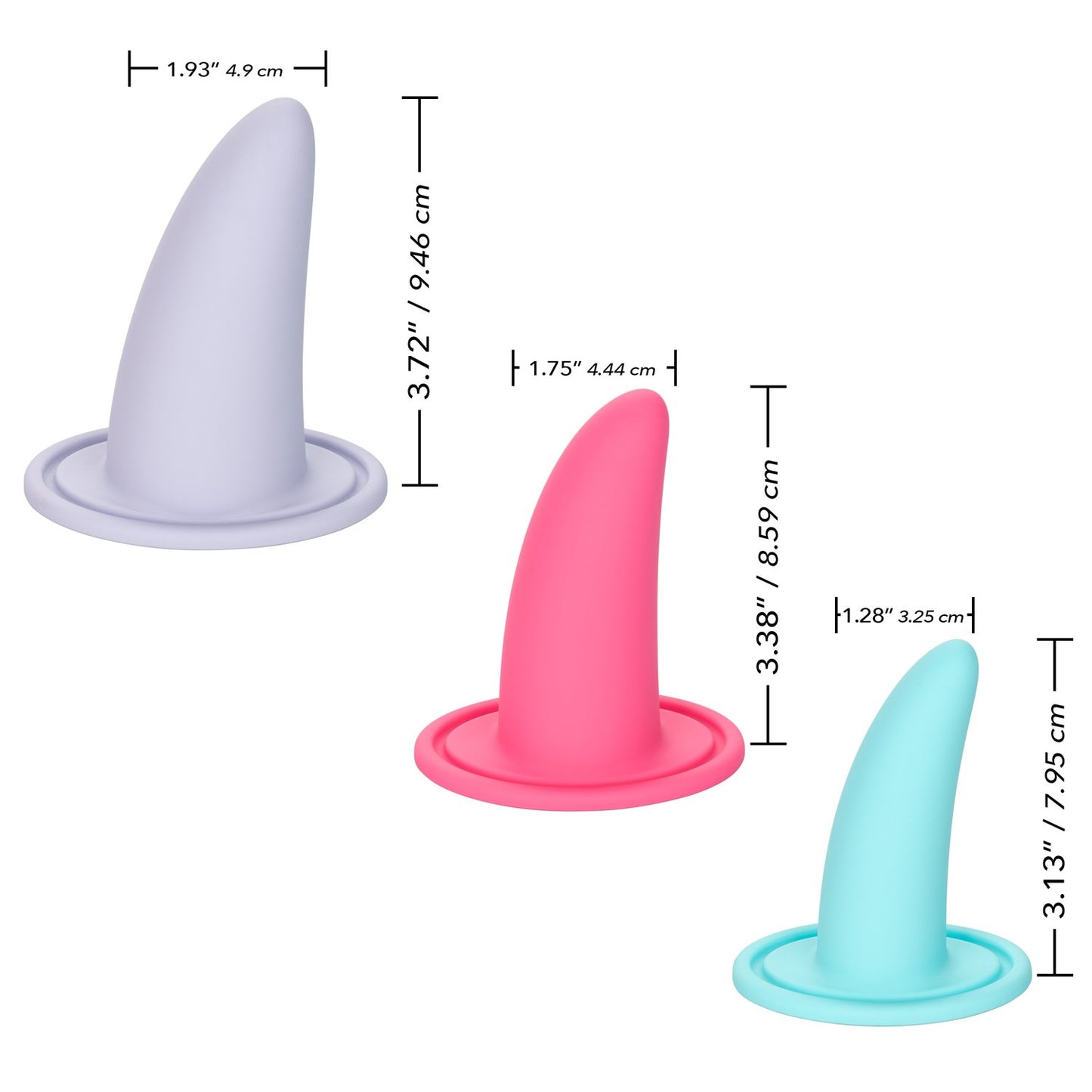 She-ology Advanced 3-Piece Wearable Vaginal Dilator Set