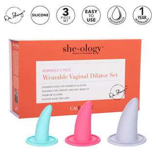 She-ology Advanced 3-Piece Wearable Vaginal Dilator Set