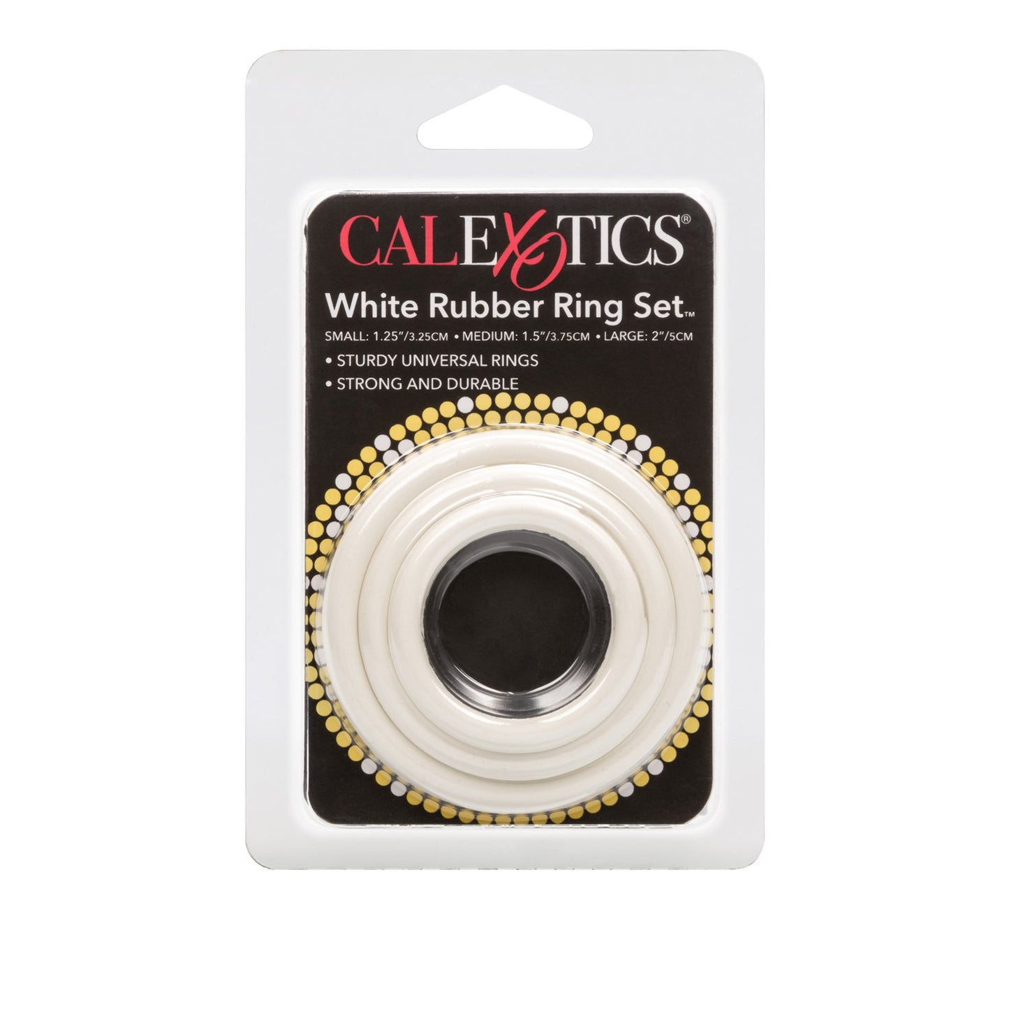 White Rubber Ring Set