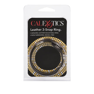 Leather 3-Snap Ring