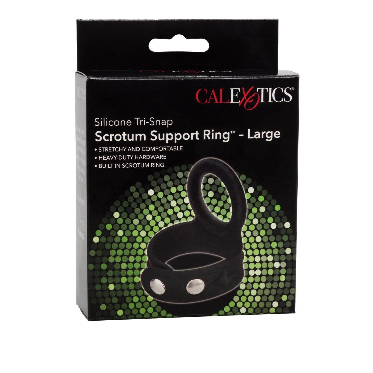 Silicone Tri-Snap Scrotum Support Ring - Large
