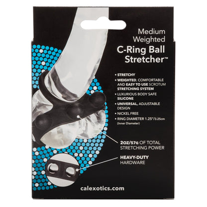Silicone Medium Weighted C-Ring Ball Stretcher