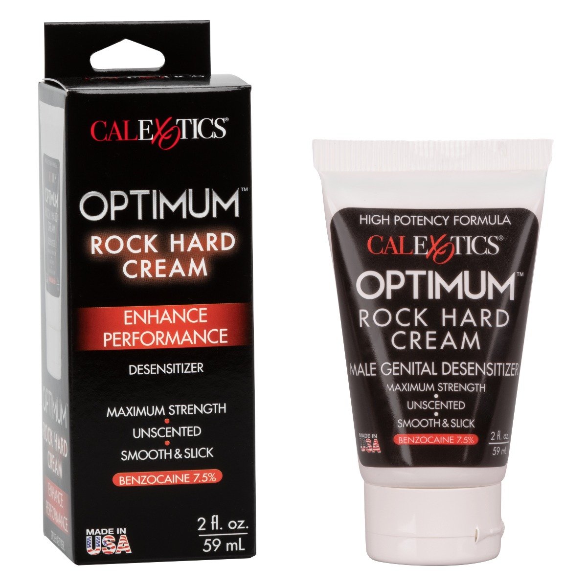 Optimum™ Rock Hard Cream 2 oz - Packaged