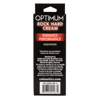 Optimum™ Rock Hard Cream 2 oz - Packaged