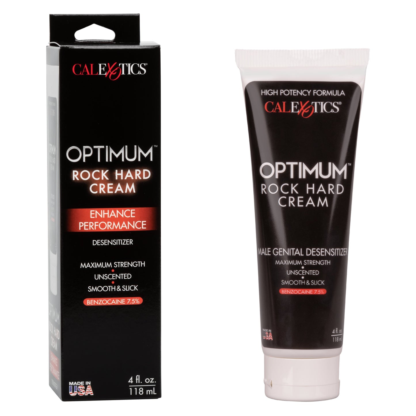 Optimum™ Rock Hard Cream 4 oz - Packaged
