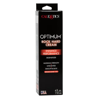 Optimum™ Rock Hard Cream 4 oz - Packaged