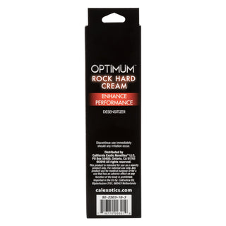 Optimum™ Rock Hard Cream 4 oz - Packaged