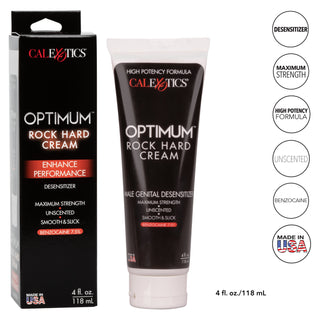 Optimum™ Rock Hard Cream 4 oz - Packaged