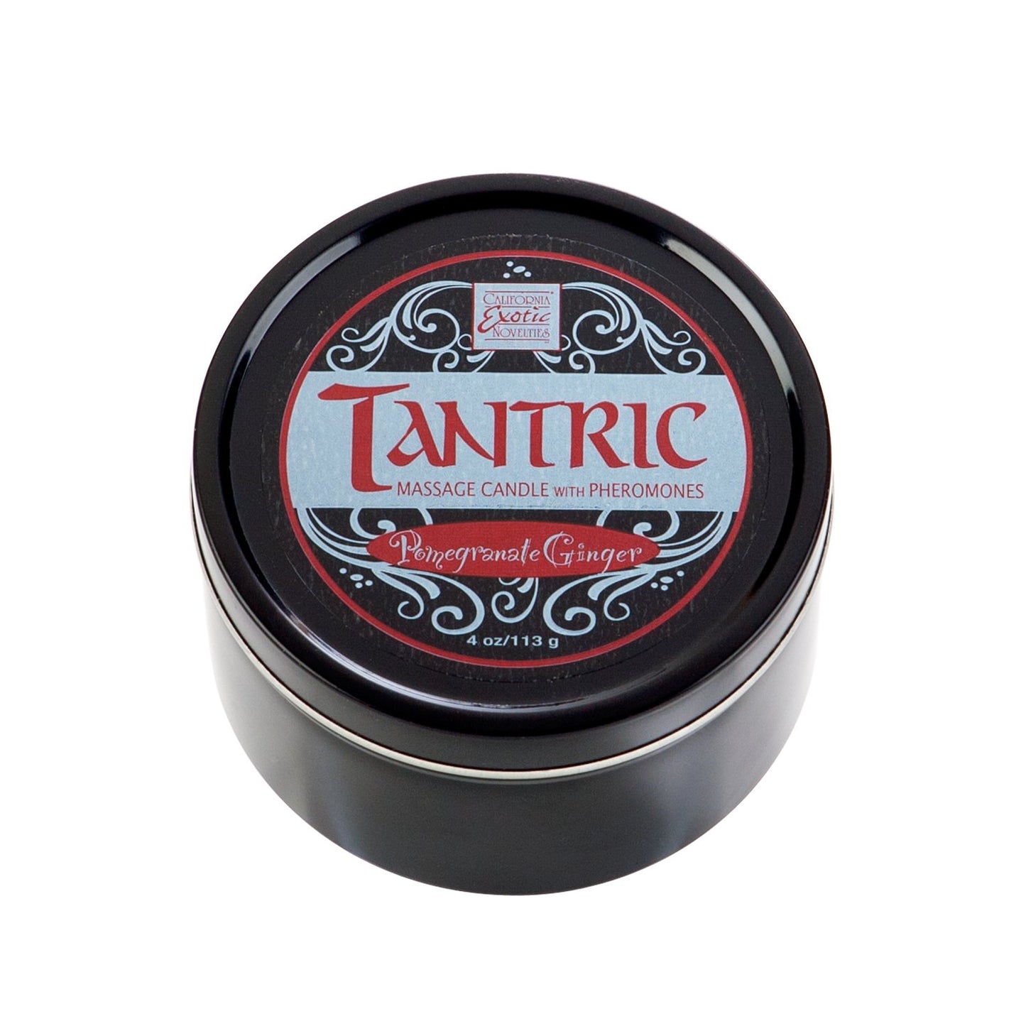 Tantric Soy Massage Candle with Pheromones Pomegranate Ginger