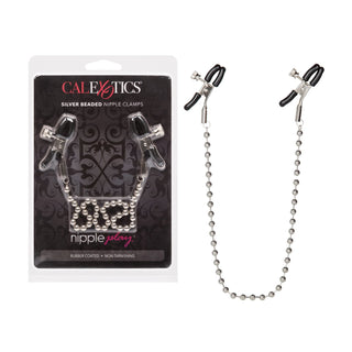 Nipple Play Silver Beaded Nipple Clamps