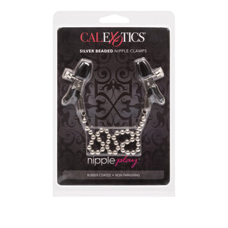 Nipple Play Silver Beaded Nipple Clamps