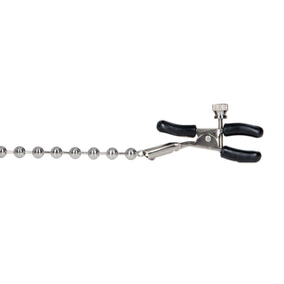 Nipple Play Silver Beaded Nipple Clamps