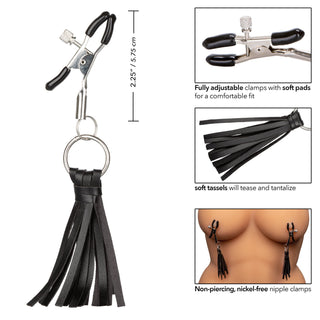 Nipple Play Playful Tassels Nipple Clamps