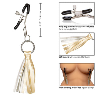 Nipple Play Playful Tassels Nipple Clamps