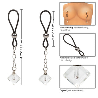 Nipple Play Non-Piercing Nipple Jewelry Crystal Gem