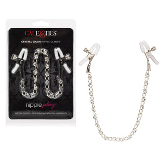 Nipple Play Crystal Chain Nipple Clamps