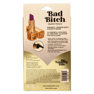 Naughty Bits Bad Bitch Lipstick Vibrator