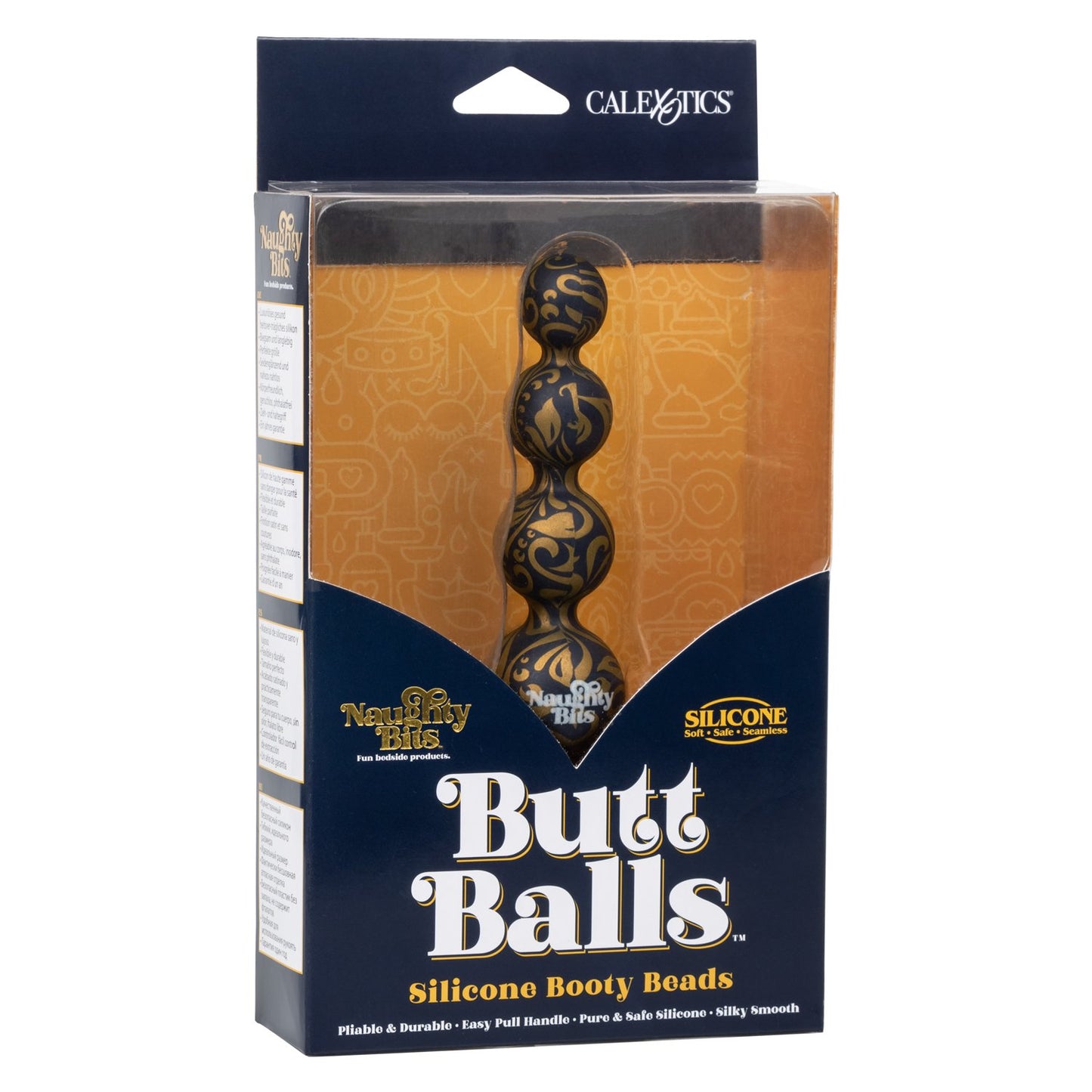 Naughty Bits Butt Balls Silicone Booty Beads