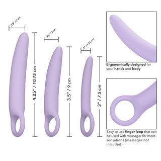 Dr. Laura Berman Alena Set of 3 Silicone Dilators