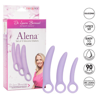 Dr. Laura Berman Alena Set of 3 Silicone Dilators