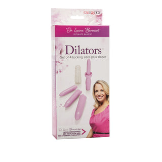 Dr. Laura Berman Dilators Set Of 4 Locking Sizes Plus Sleeve