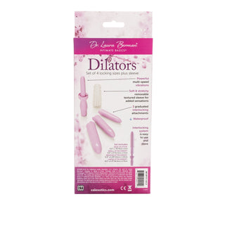 Dr. Laura Berman Dilators Set Of 4 Locking Sizes Plus Sleeve