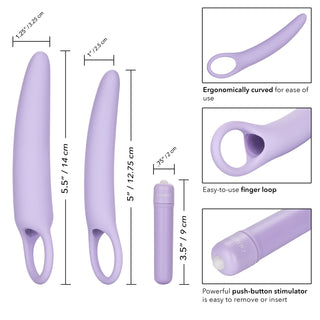 Dr. Laura Berman Isabelle Set of 2 Vibrating Silicone Dilators