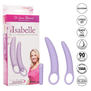 Dr. Laura Berman Isabelle Set of 2 Vibrating Silicone Dilators